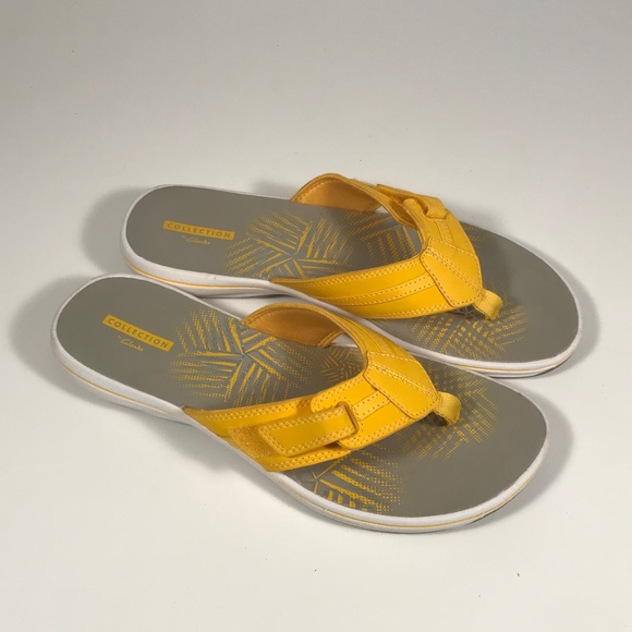 clarks cloudsteppers womens yellow